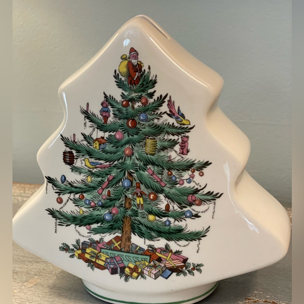 Spode Christmas Tree Bank